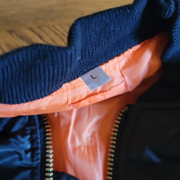 Eminem Revival Bomber Jacket Black and Orange Limited Edition Zip Up - Picture 6 of 8